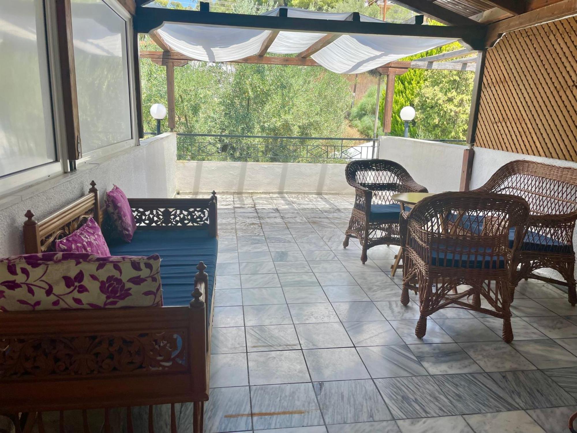 Three Sisters House Villa Mola Kalyva Ngoại thất bức ảnh